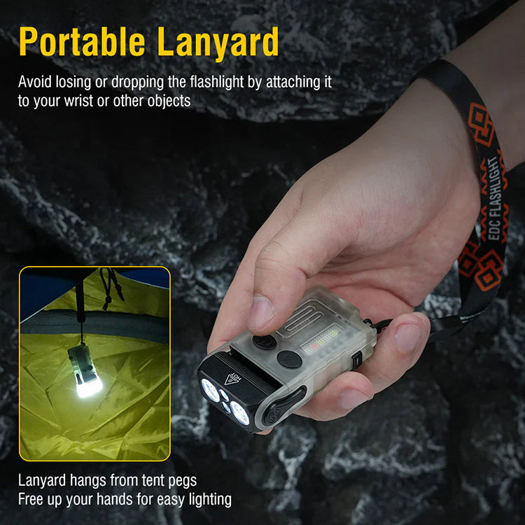 Boruit - Compact multi-functional flashlight - Emorata